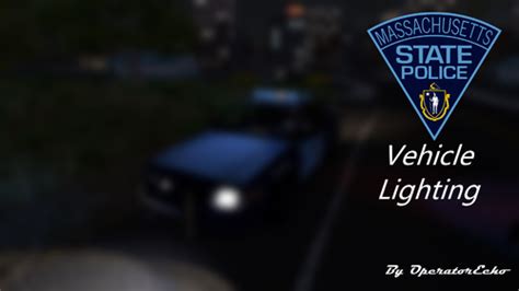 Massachusetts State Police | Vehicle Lighting Configs | Full Pack ...