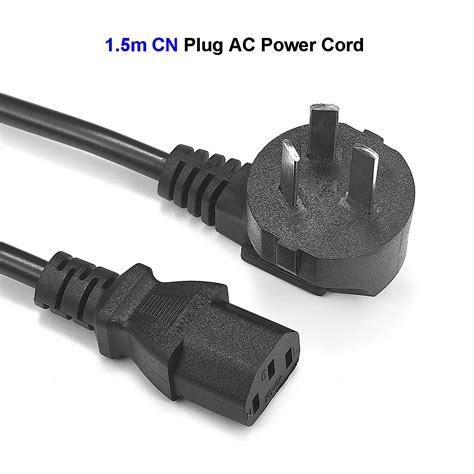 1.5m CN plug AC power cord IEC C13 C5 5ft China Chinese Australia AC Adapters Desktop PC ...