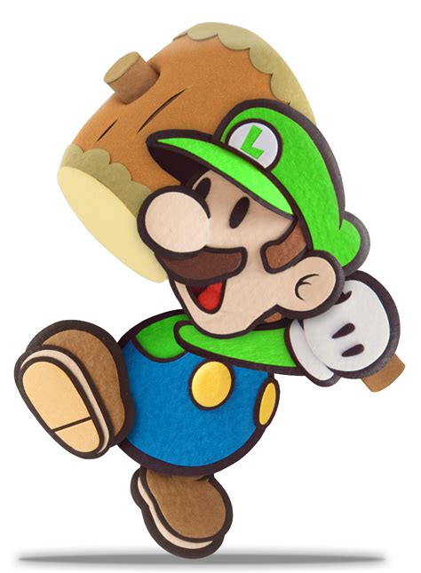 SSB5 Paper Luigi - Default by ZaneTheDragon on DeviantArt