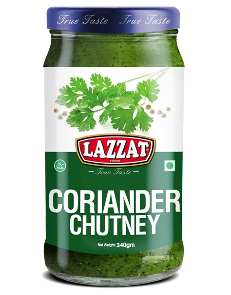 Coriander Chutney - LAZZAT FOODS - TRUE TASTE