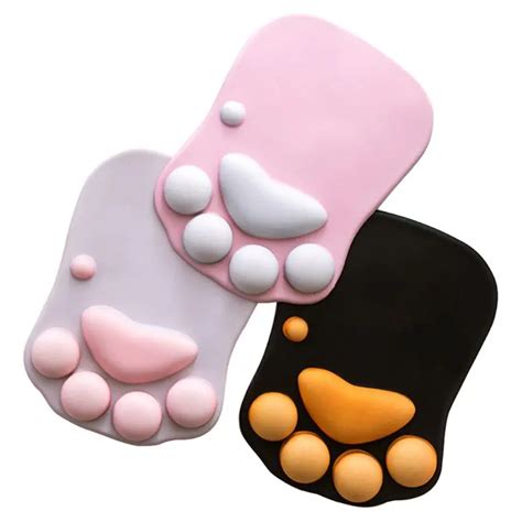 Cute Cat Paw Mouse Pad Nonslip Silicone Mice Mat PC Computer Wrist Rest Support|Mouse Pads ...