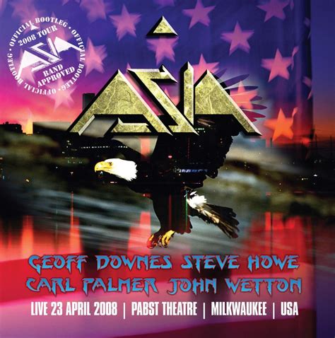 Live in Milwaukee, 23rd April 2008 by Asia (Album, Progressive Rock ...