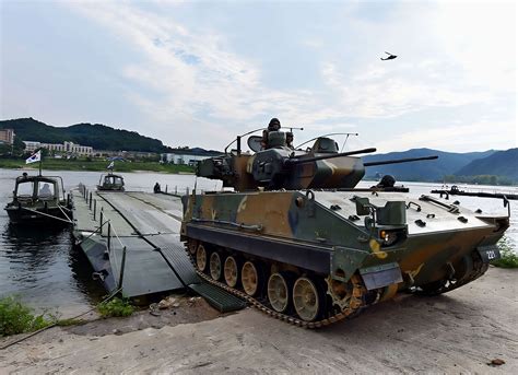 A K30 Biho of the 11th Mechanized Infantry Division during an exercise ...