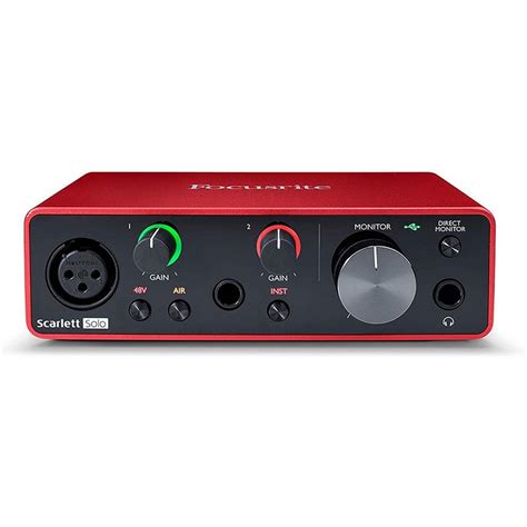 Focusrite Scarlett Solo 3rd Gen USB Audio Interface - JB Music