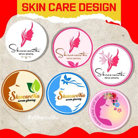 Jual Stiker Label Kemasan Produk kosmetik / Label Skin care free desain / custom desain / cetak ...