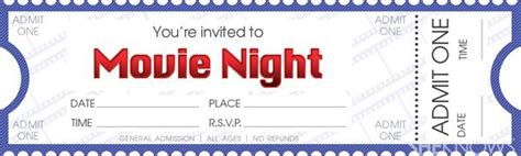 Make your own movie night tickets – SheKnows