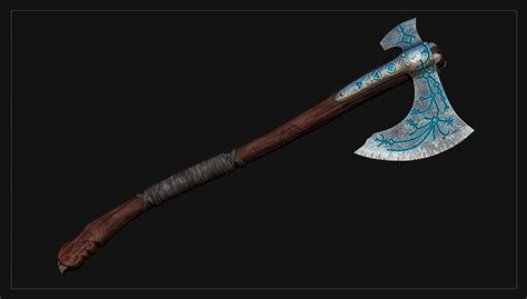 Krato's Leviathan Axe from God of War 2018 - 3D Model by blackstar90