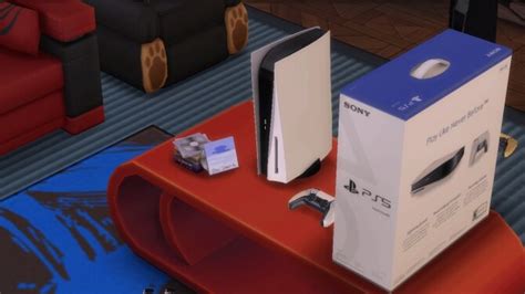 Sony PS5 Set Functional by SimmerWellPupper at Mod The Sims » Sims 4 Updates