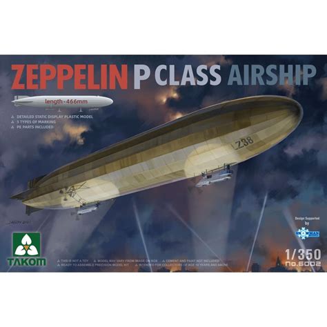 Takom 1:350 ZEPPELIN P Class Airship Aircraft Model Kit - Takom from Jumblies Models UK