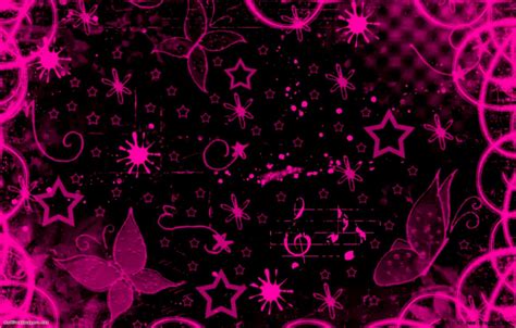 Pink And Black Wallpaper | This Wallpapers