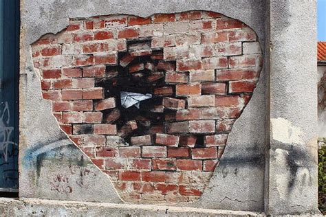 Brick wall | Urban street art, Street art, Surrealism painting