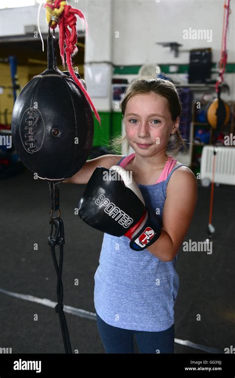 Little girl boxing hi-res stock photography and images - Alamy