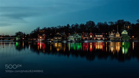 Boathouse Row at Christmas by Kevin Huang / 500px