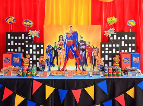 Kids Party Hub: Justice League Themed Birthday Party