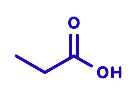 Propionic Acid Molecule Photograph by Molekuul/science Photo Library ...