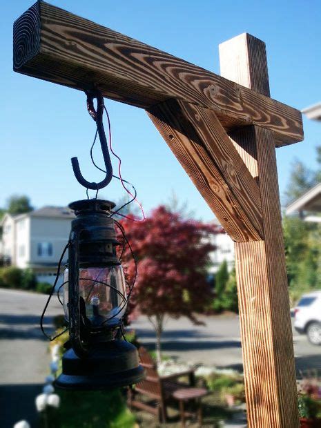 Haunted Walkway Lantern Posts | Lantern post, Diy outdoor lighting, Post lights
