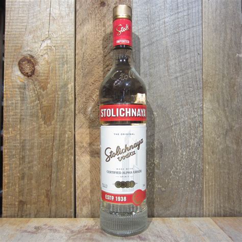 Stolichnaya Vodka 750ml - Oak and Barrel