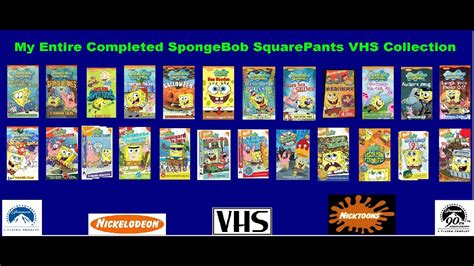 My Entire Completed SpongeBob SquarePants VHS Collection - YouTube