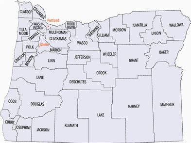 Oregon State Senate District Map | secretmuseum