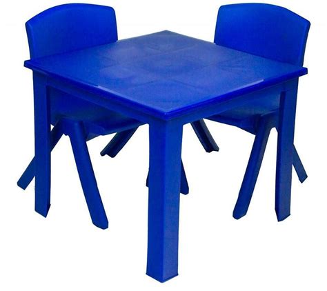 A406 Toddler Plastic Table and Chairs for Children Kids Plastic Nursery Set Outdoor indoor (Pink ...