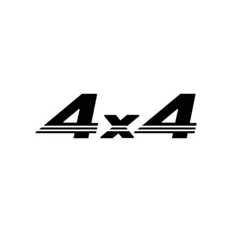 Buy 4x4 Logo Set 42 Vinyl Decal Sticker Online