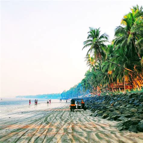 Beaches in Maharashtra, Gorai Beach, India.