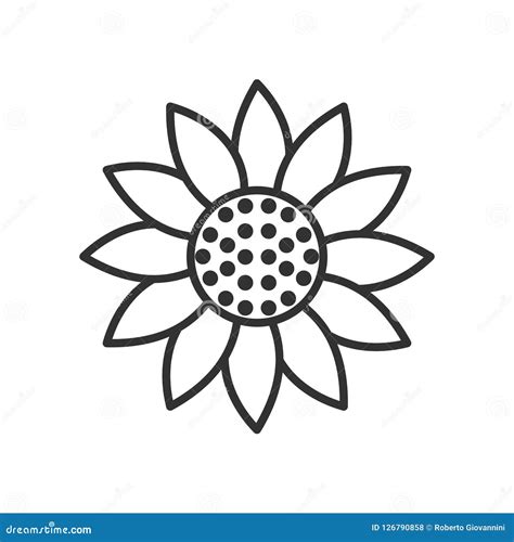 Free SVG Sunflower Outline Svg Free 4466+ File for Free