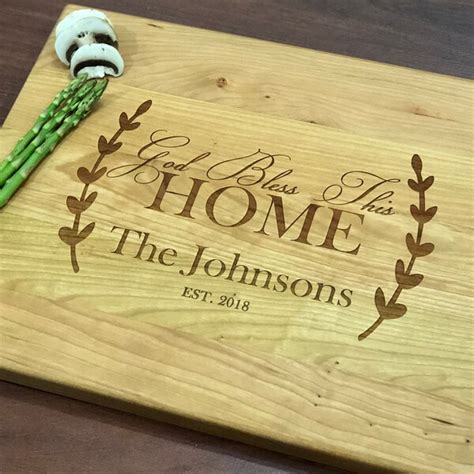 Cutting Board Bless This Home - Etsy