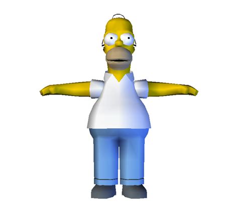 PC / Computer - The Simpsons: Hit & Run - Homer - The Models Resource