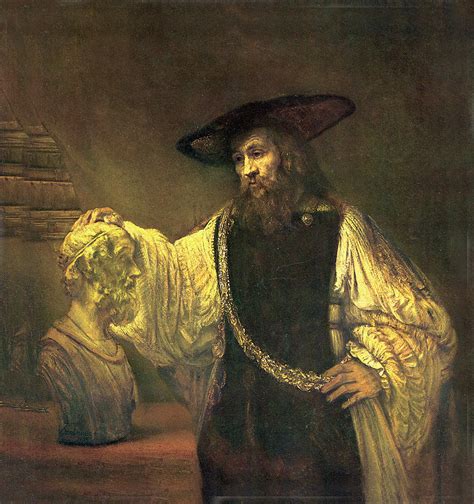 Rembrandt Aristotle With A Bust Of Homer