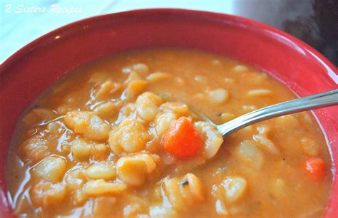 Baby Lima Bean Soup - 2 Sisters Recipes by Anna and Liz