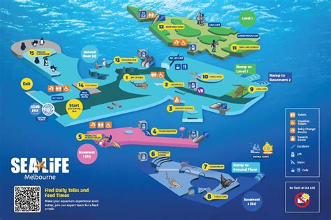 Attraction Map | SEA LIFE Melbourne Aquarium