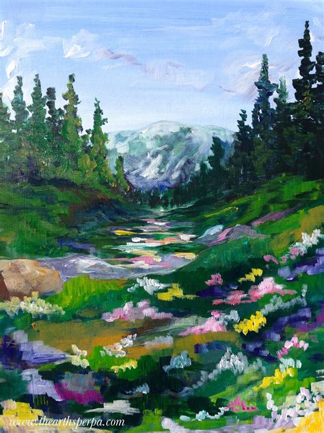 Worship Art Inspo | Landscape art lessons, Landscape paintings ...