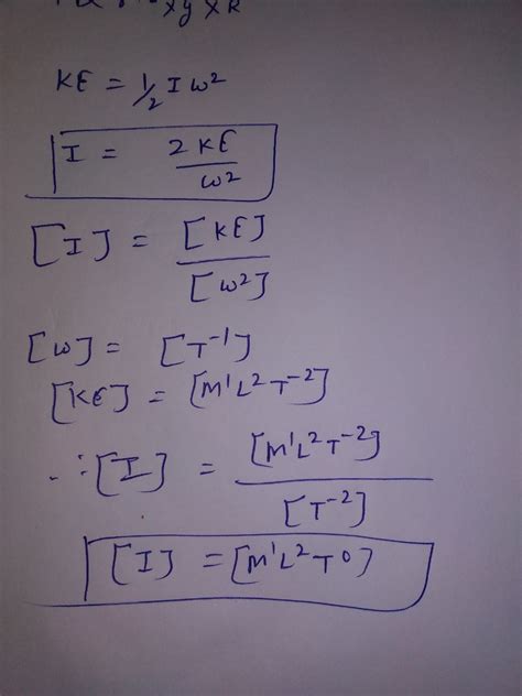 Rotational Kinetic Energy Formula