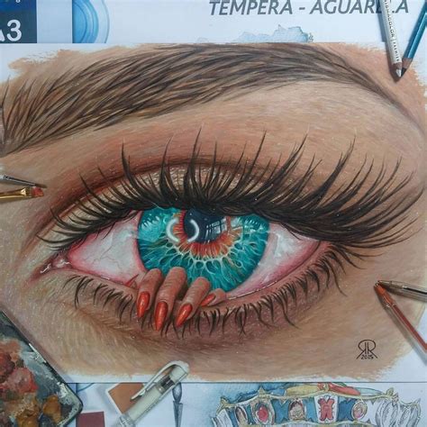 New Inspiring Artworks by Ronald Restituyo | Realistic drawings, Drawings, Scary drawings