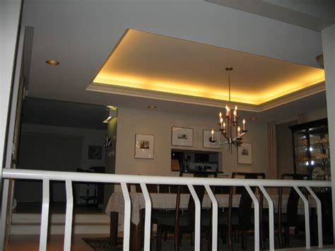 Lighted tray ceiling - enhances beauty in your home - Warisan Lighting