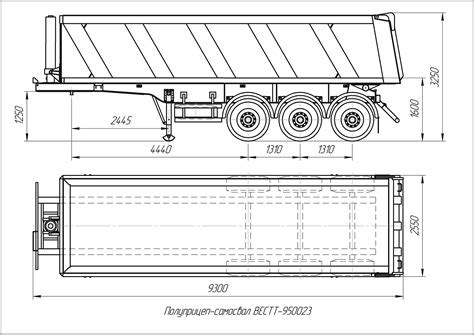 VESTT-950023 tri-axle dump truck semitrailer - VESTT