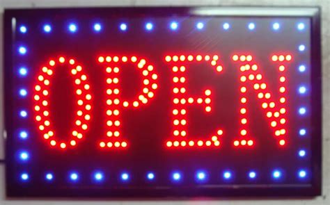 Aliexpress.com : Buy 2017 Ultra Bright LED Neon Sign OPEN Animated LED OPEN Neon Signs Led neon ...