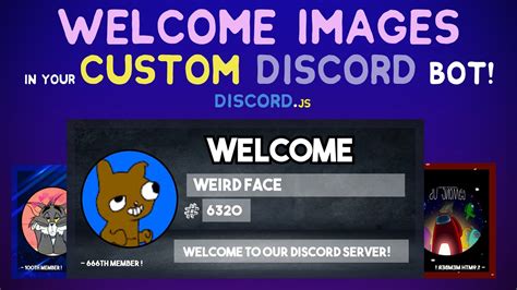 How to add Welcome Card in your Discord Bot ( Discord.JS ) - YouTube