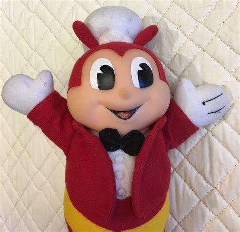 Jollibee Plush, Plastic Face, Mascot Jollibee Food Corporation ...