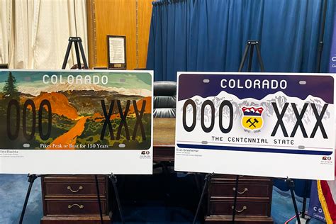 Take a look at the new license plates for Colorado’s 150th anniversary