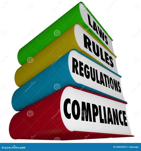 Compliance Rules Thinker Guidelines Legal Regulations Royalty-Free ...