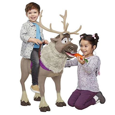 Sven Reindeer Frozen 2 My Size Playdate Sven with Sounds, Perfect Child-Size Pal for Girls, Boys ...