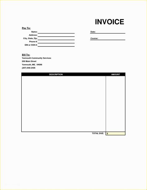 Free Standard Invoice Template Of Blank Invoice Template Uk Templates Resume Examples ...
