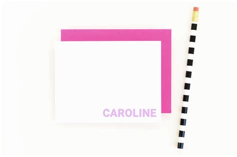 Personalized Stationery Girls — When it Rains Paper Co. | Colorful and fun paper goods, office ...