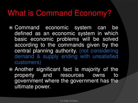 Command economy?Planned Economy