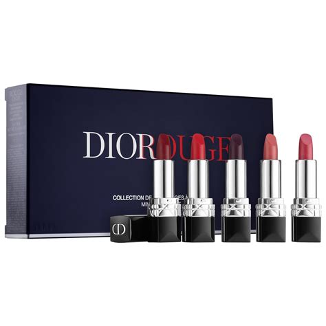 Dior Rouge Dior Mini Lipstick Set | Holiday Beauty Gifts For Your Boss ...