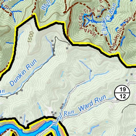 Stonewall Jackson Lake Wildlife Management Area and State Park map by WV Division of Natural ...