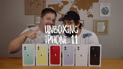 Unboxing de todos os iPhones 11! - YouTube