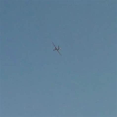 (Streetview) Reaper drone in Flight Near Creech AFB, NV in Indian Springs, NV (Google Maps)